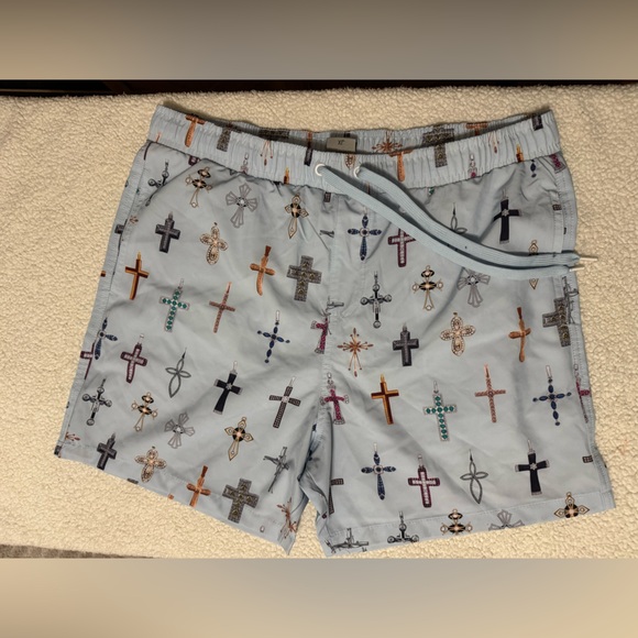 Other - Swim Shorts with Cross Design